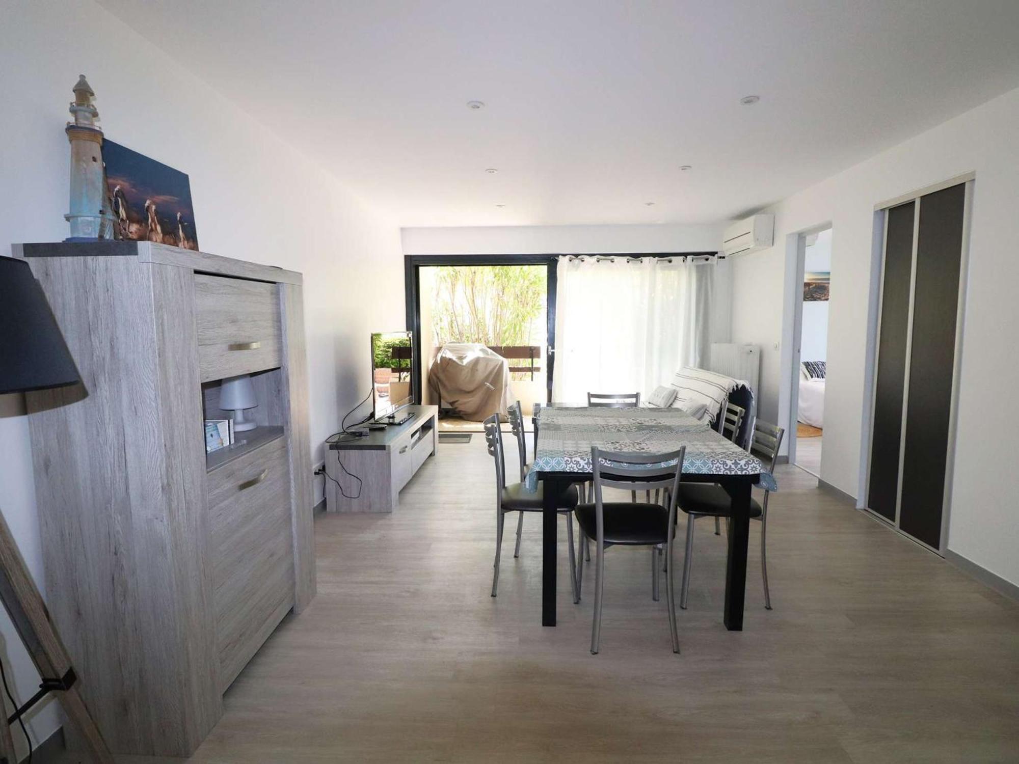 3 Pieces Climatise Avec Terrasse, Parking Prive, A 100M De La Plage, 7 Couchages - Fr-1-307-148 勒格罗-迪鲁瓦 外观 照片